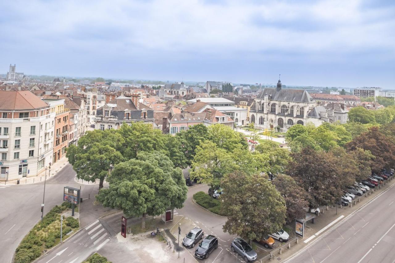 Evasion Urbaine - Vue Panoramique - Proche Gare Lägenhet Troyes Exteriör bild
